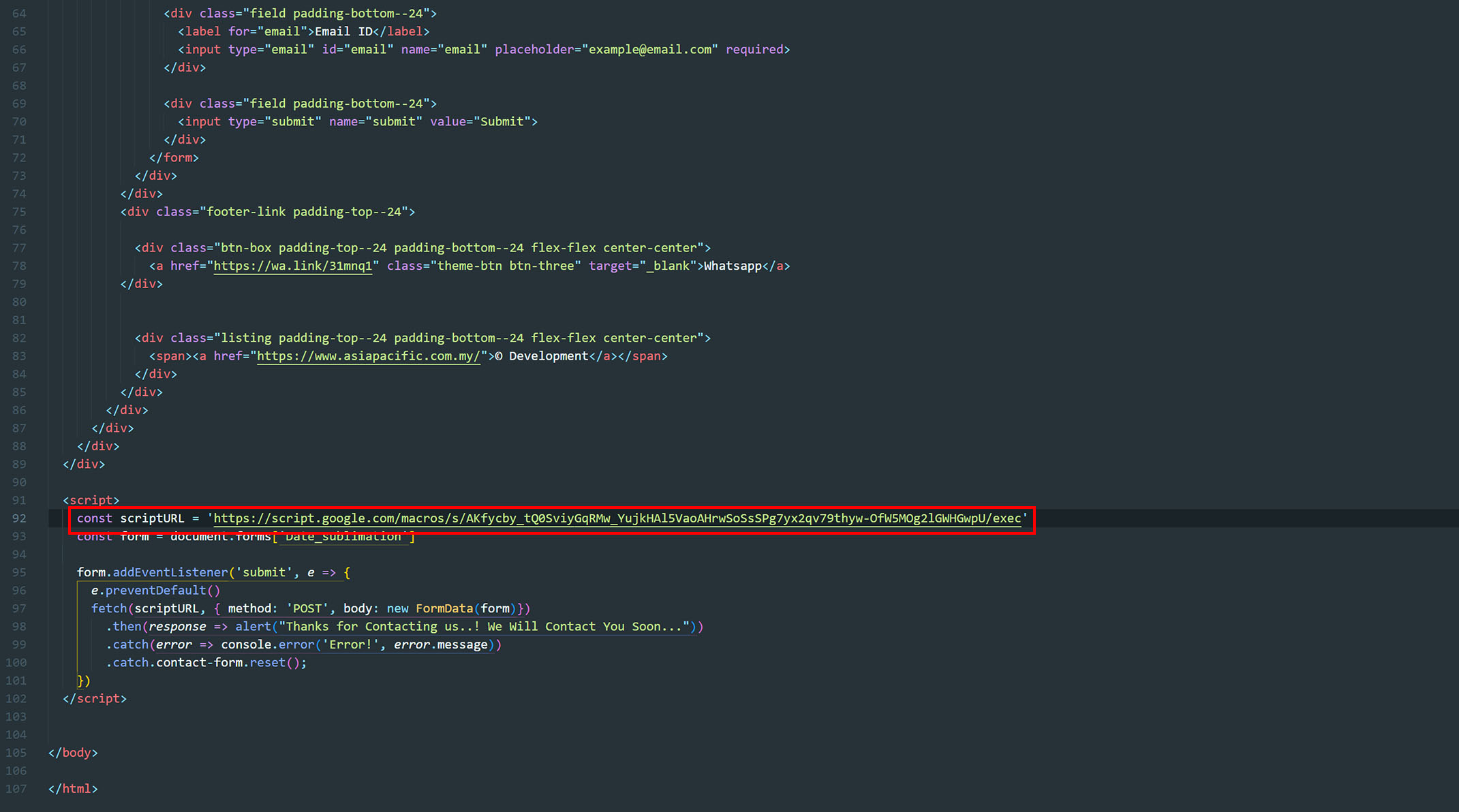 JavaScript (JS) VS Code